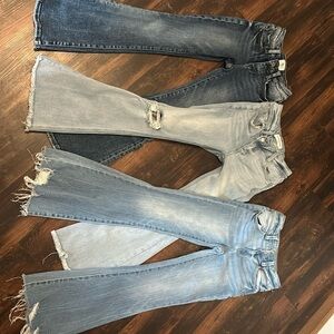 Lot of 3 girls youth jeans - BKE, Kancan Flying Monkey